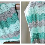 Feather and Fan Baby Blanket Free Crochet Pattern and Video Tutorial