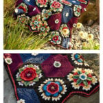 Frida’s Flowers Blanket Free Crochet Pattern