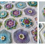 Frida’s Flowers Blanket Free Crochet Pattern