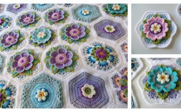 Frida's Flowers Blanket Free Crochet Pattern