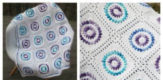 Grape Hyacinth Blanket Free Crochet Pattern