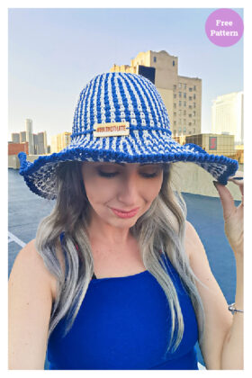 7 Wide Brim Sun Hat Free Crochet Pattern - Page 2 of 2