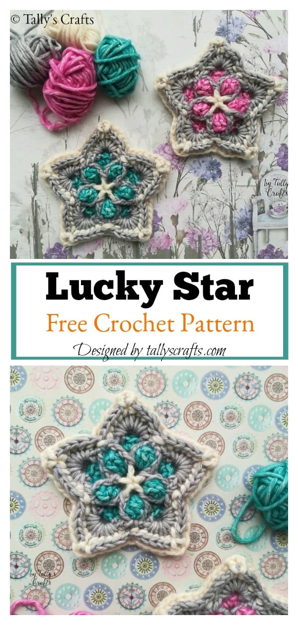 Lucky Star Free Crochet Pattern