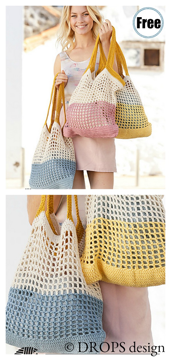 market tote bag crochet pattern