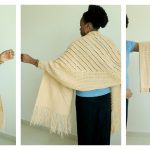 Reversible C2C Prayer Wrap Free Crochet Pattern