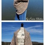 Shale Cocoon Shrug Free Crochet Pattern