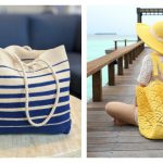 Shell Stitch Beach Tote Bag Free Crochet Pattern