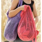 Sunset Shopper Market Bag Free Crochet Pattern