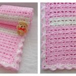 Sweetheart Baby Blanket Free Crochet Pattern