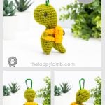 T-Rex Backpack Buddy Free Crochet Pattern