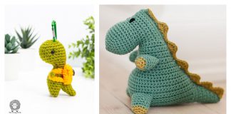 T Rex Dinosaur Crochet Pattern