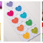 10+ Heart Granny Square Crochet Patterns