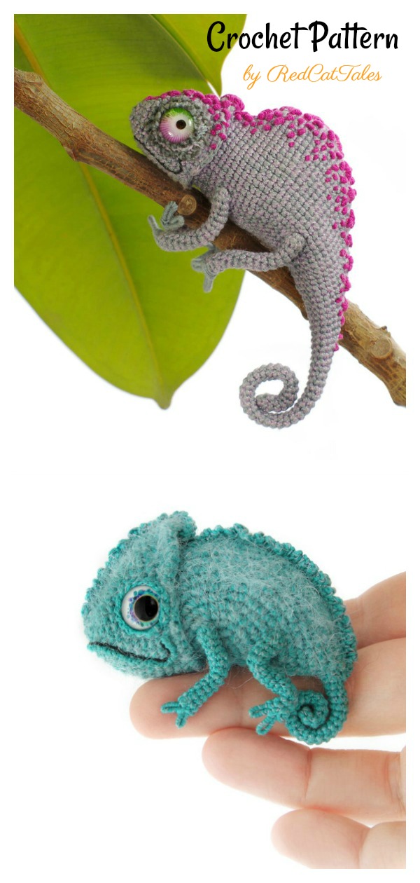 Amigurumi Chameleon Crochet Pattern