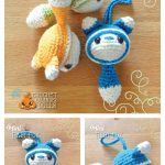 Amigurumi Mini Fox Keychain Free Crochet Pattern