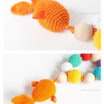 Bubbles and Goldfish Teether Free Crochet Pattern