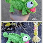 Chameleon Pascal Amigurumi Free Crochet Pattern