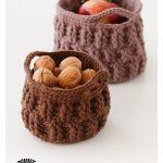 Christmas Harvest Basket Free Crochet Pattern