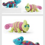 Colorful Chameleons Free Crochet Pattern