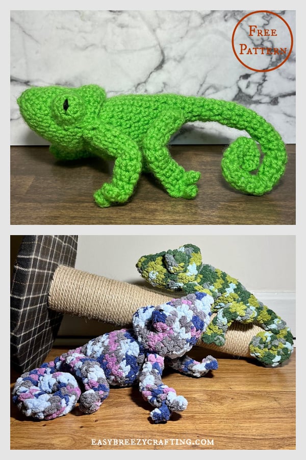 Crafty Chameleon Free Crochet Pattern