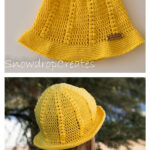 Daffodil Sunhat Free Crochet Pattern