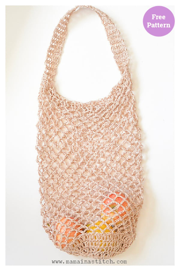 Eco String Market Bag Free Crochet Pattern 