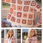 Granny Square Cardigan Crochet Pattern
