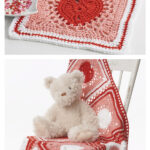 Heart Dishcloth & Blanket Free Crochet Pattern