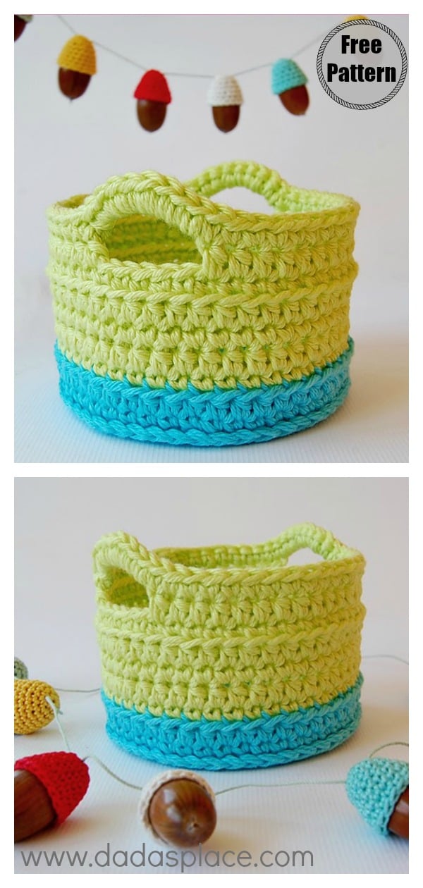 Little Basket Free Crochet Pattern 