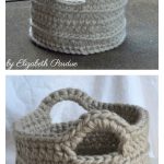 Little Chunky Basket Free Crochet Pattern