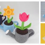 May Flowers Pen Amigurumi Free Crochet Pattern