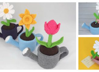 May Flowers Pen Amigurumi Free Crochet Pattern