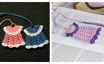 Mini Dress Bookmark Free Crochet Pattern
