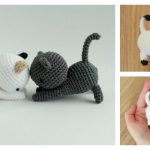 Playing Cat Amigurumi Free Crochet Pattern