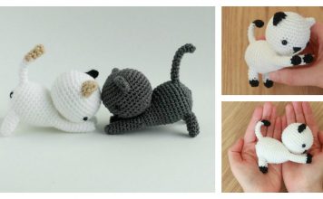 Playing Cat Amigurumi Free Crochet Pattern