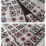 Rose Granny Square Cardigan Free Crochet Pattern