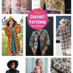 Granny Square Cardigan Free Crochet Pattern