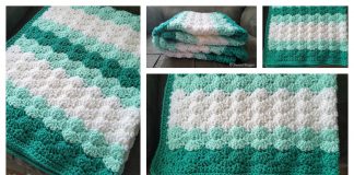 Shell Stitch Baby Blanket Free Crochet Pattern