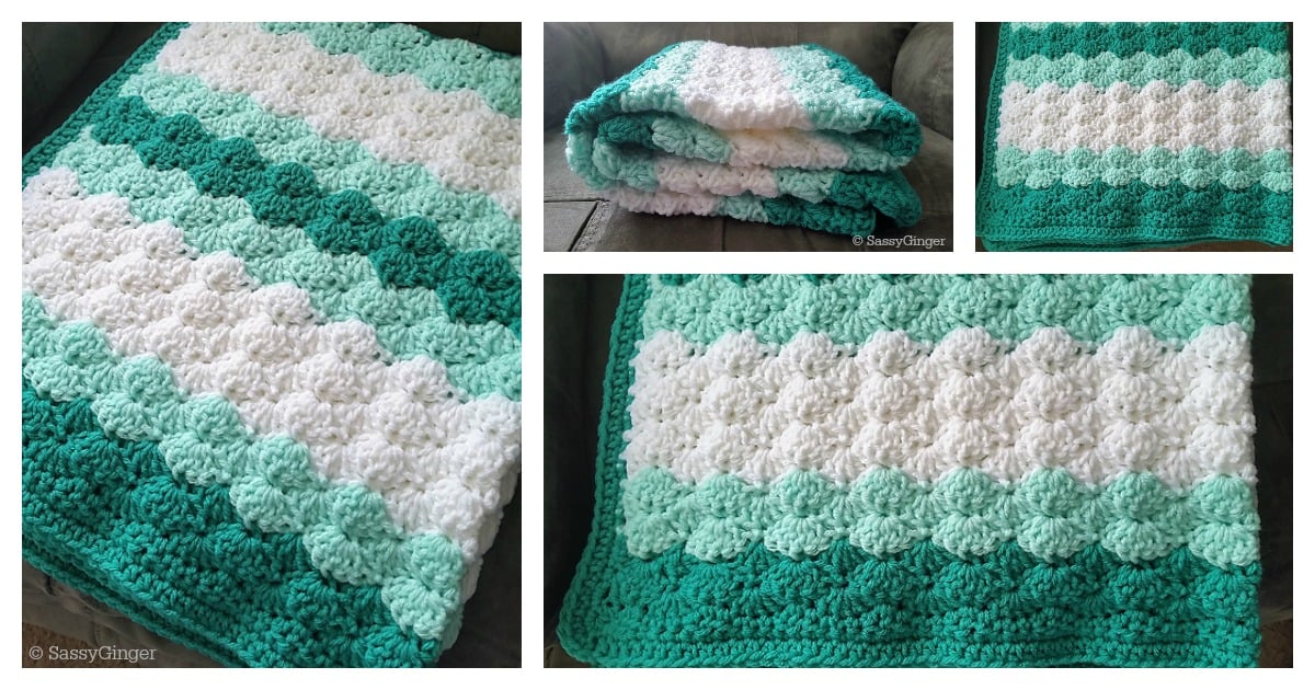 Shell Stitch Baby Blanket - Free Pattern