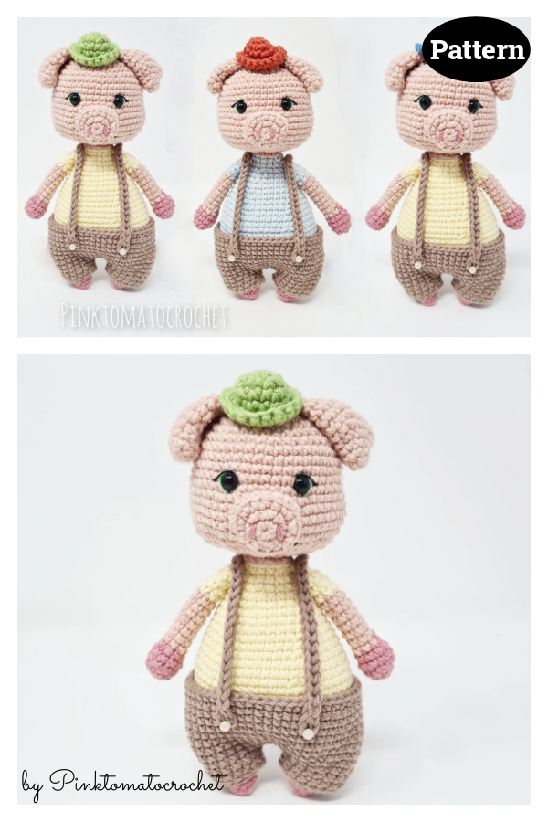 Three Little Pigs Crochet Pattern