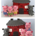 Three Little Pigs Playset Crochet Pattern