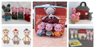 Three Little Pigs Playset Crochet Patterns