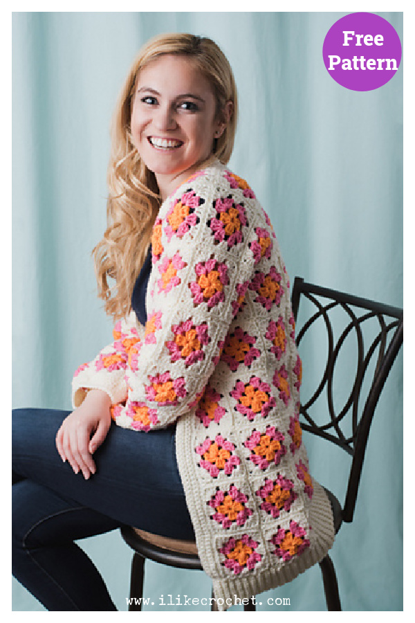 Throwback Thursday Jacket Free Crochet Pattern 