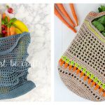 Vegetable Market Bag Free Crochet Pattern