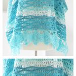 Wave Stitch Lace Poncho Free Crochet Pattern