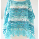 Wave Stitch Lace Poncho Free Crochet Pattern