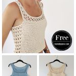 Aestas Summer Top Free Crochet Pattern