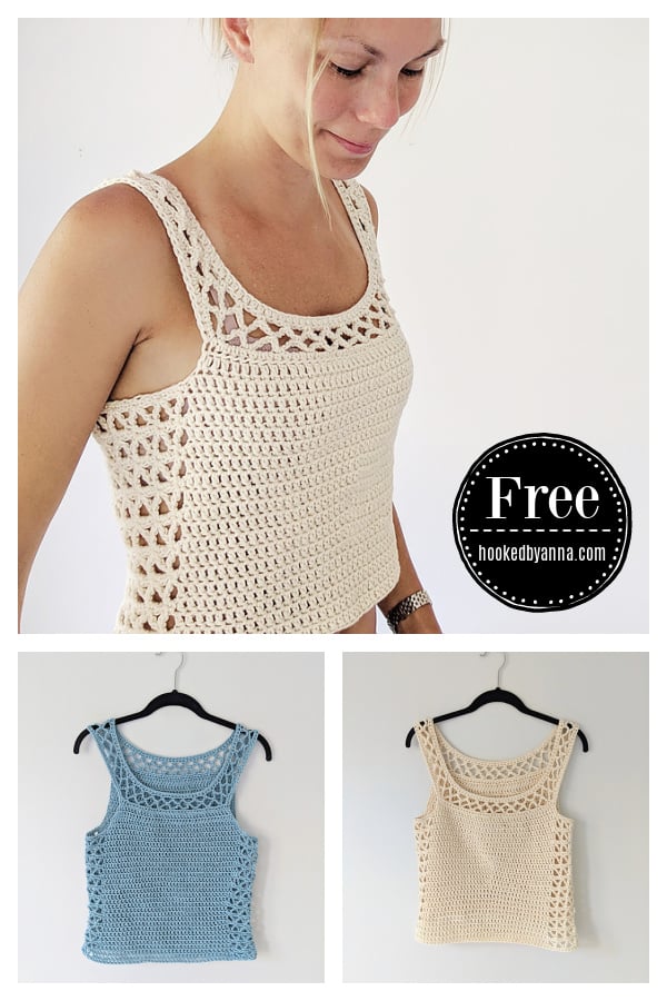 Aestas Summer Top Free Crochet Pattern 