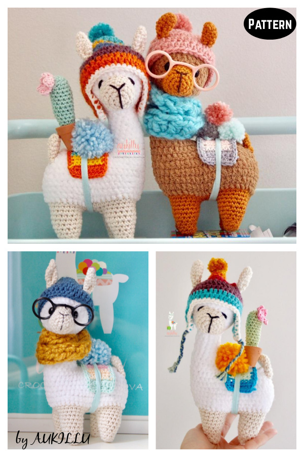 Amigurumi Llama Soft Toy Crochet Pattern