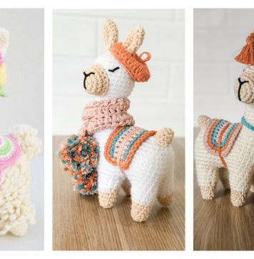 Amigurumi Llama Soft Toy Crochet Pattern