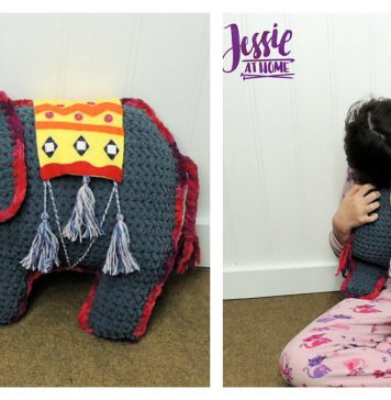 Amir The Elephant Softie Free Crochet Pattern